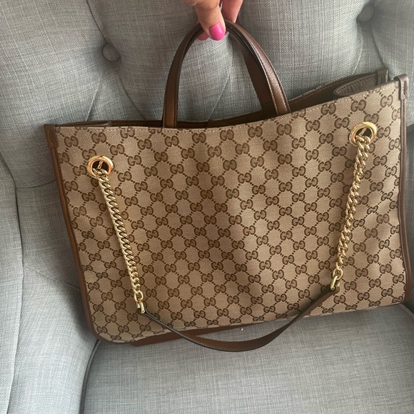 Authentic Gucci Horsebit 1955 Medium Tote Bag - Picture 5 of 13